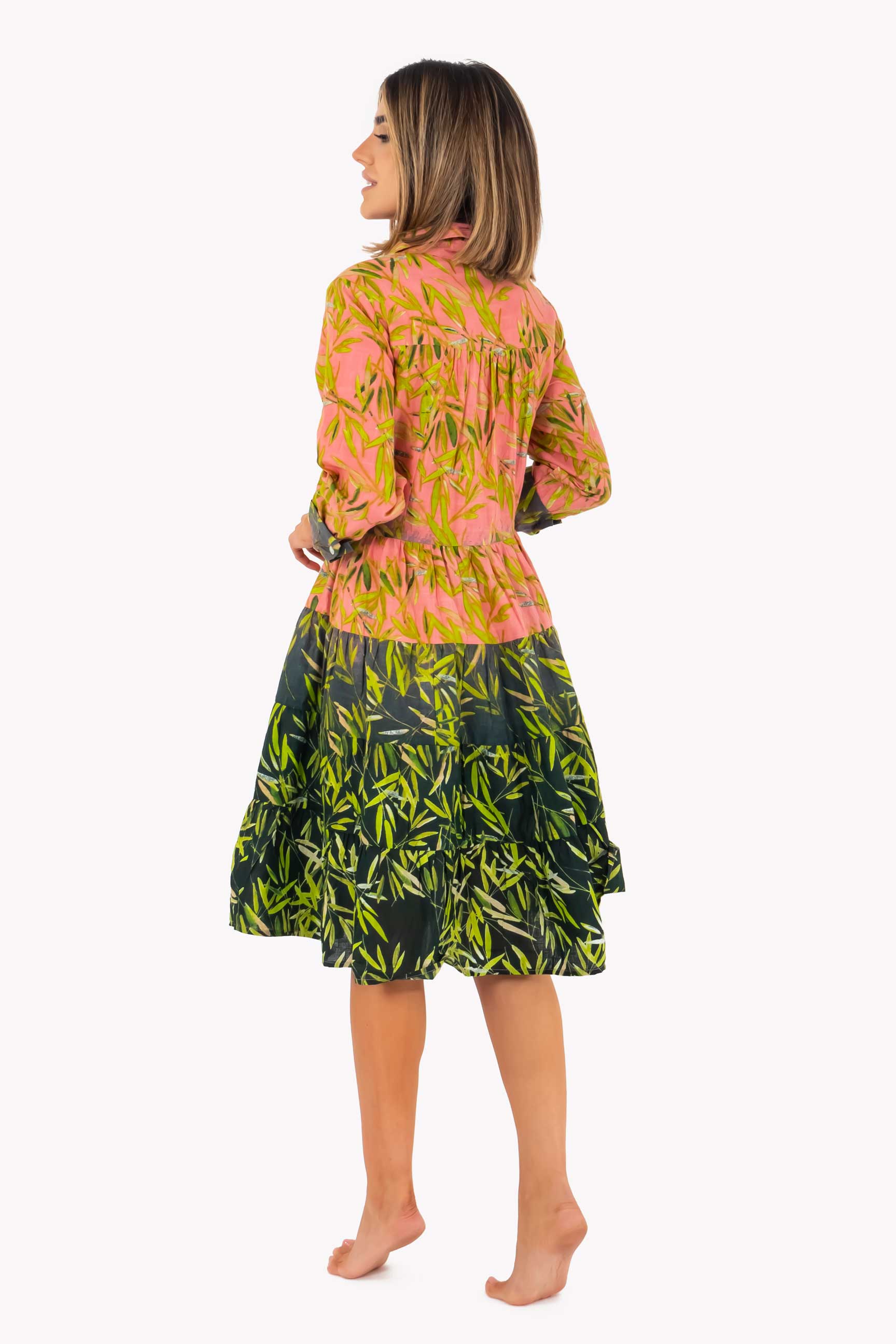 Vestito camicia in cotone Bali