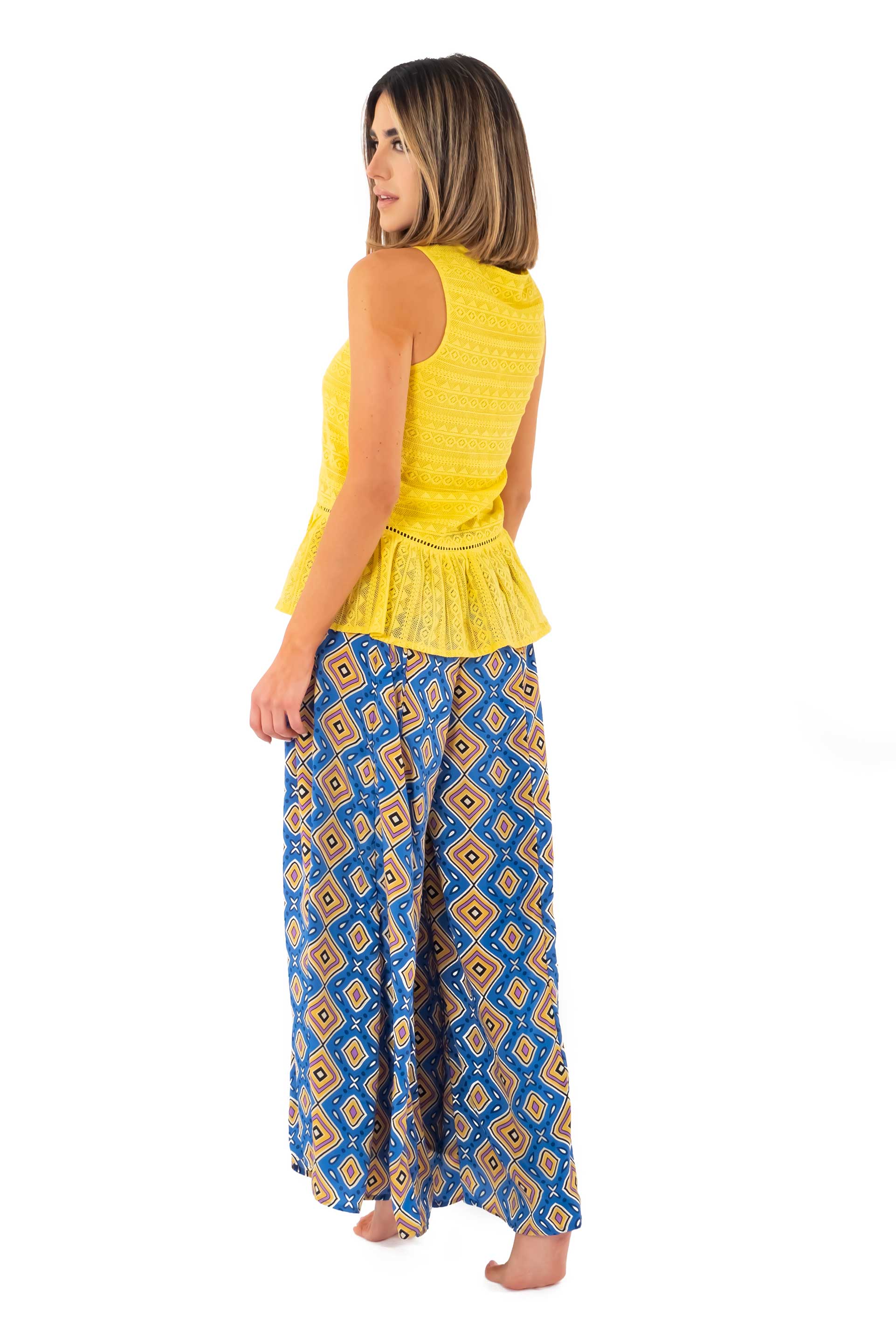 Pantaloni Palazzo blu