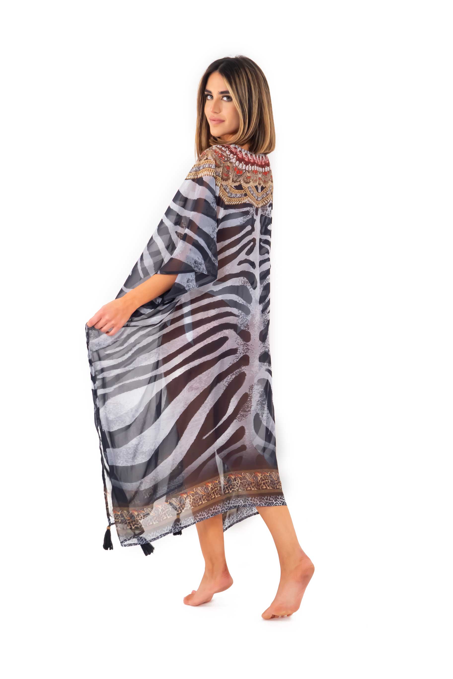 Poncho animalier Fuego