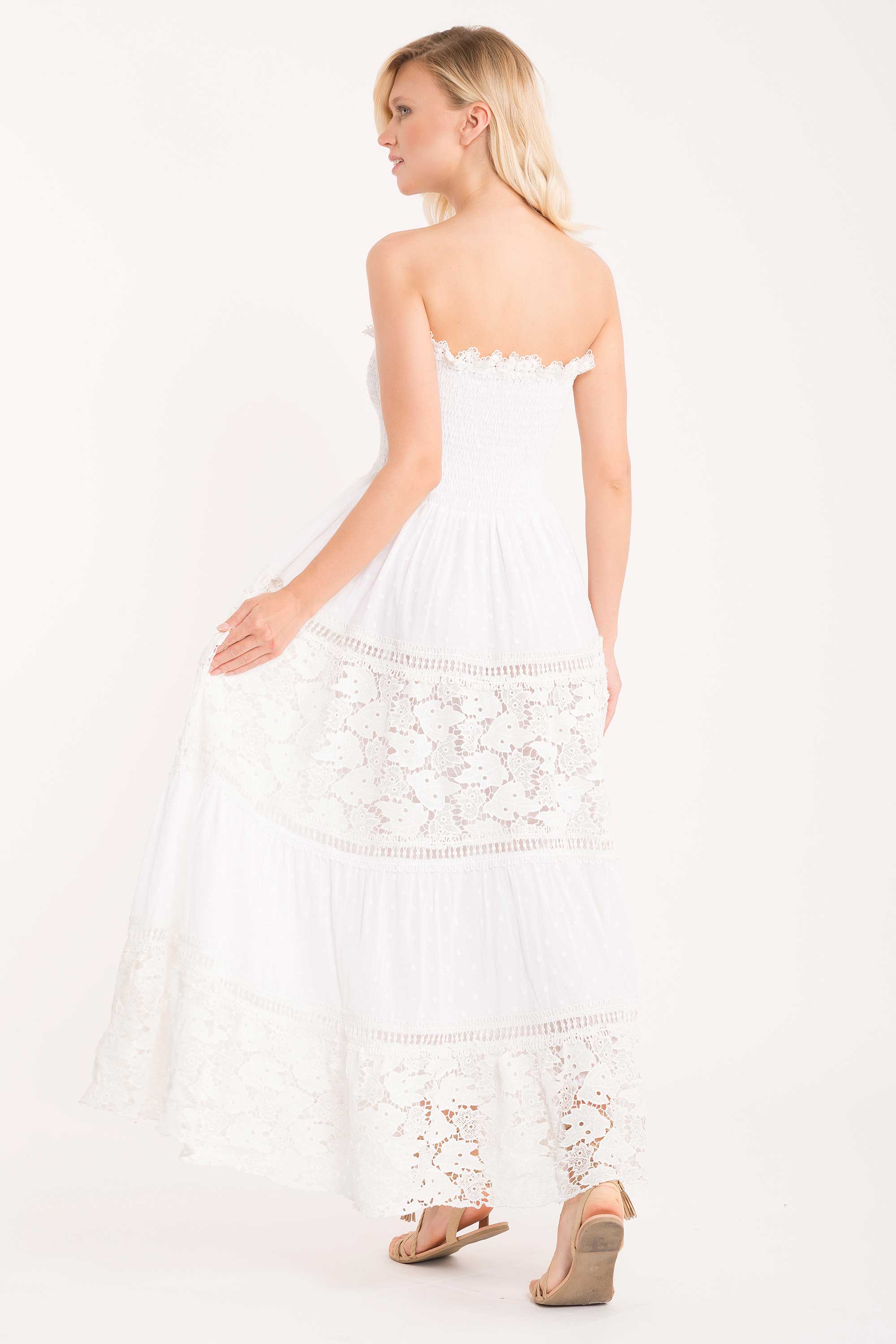 Joy bandeau maxi dress