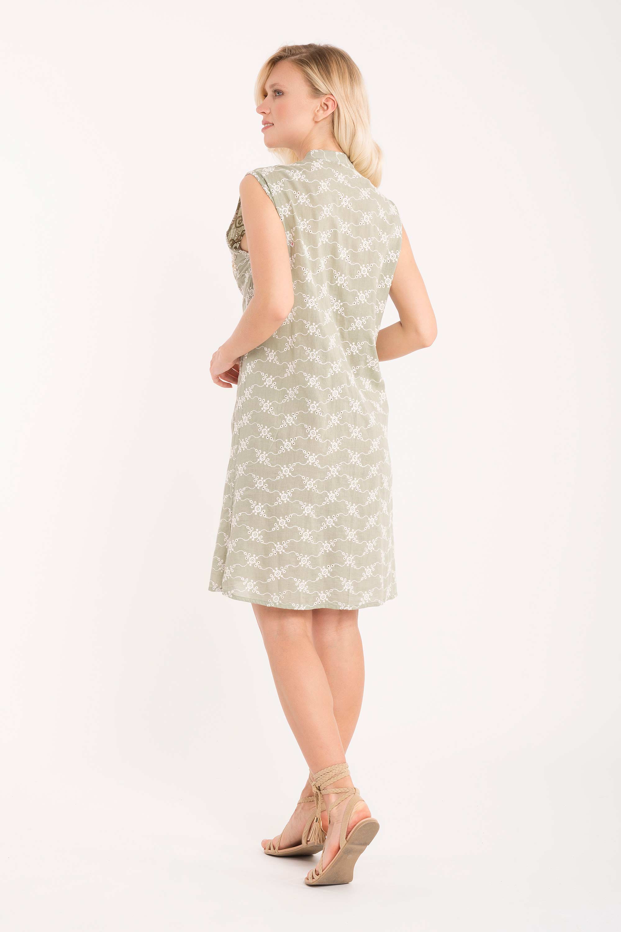Sonia sleeveless shirt dress