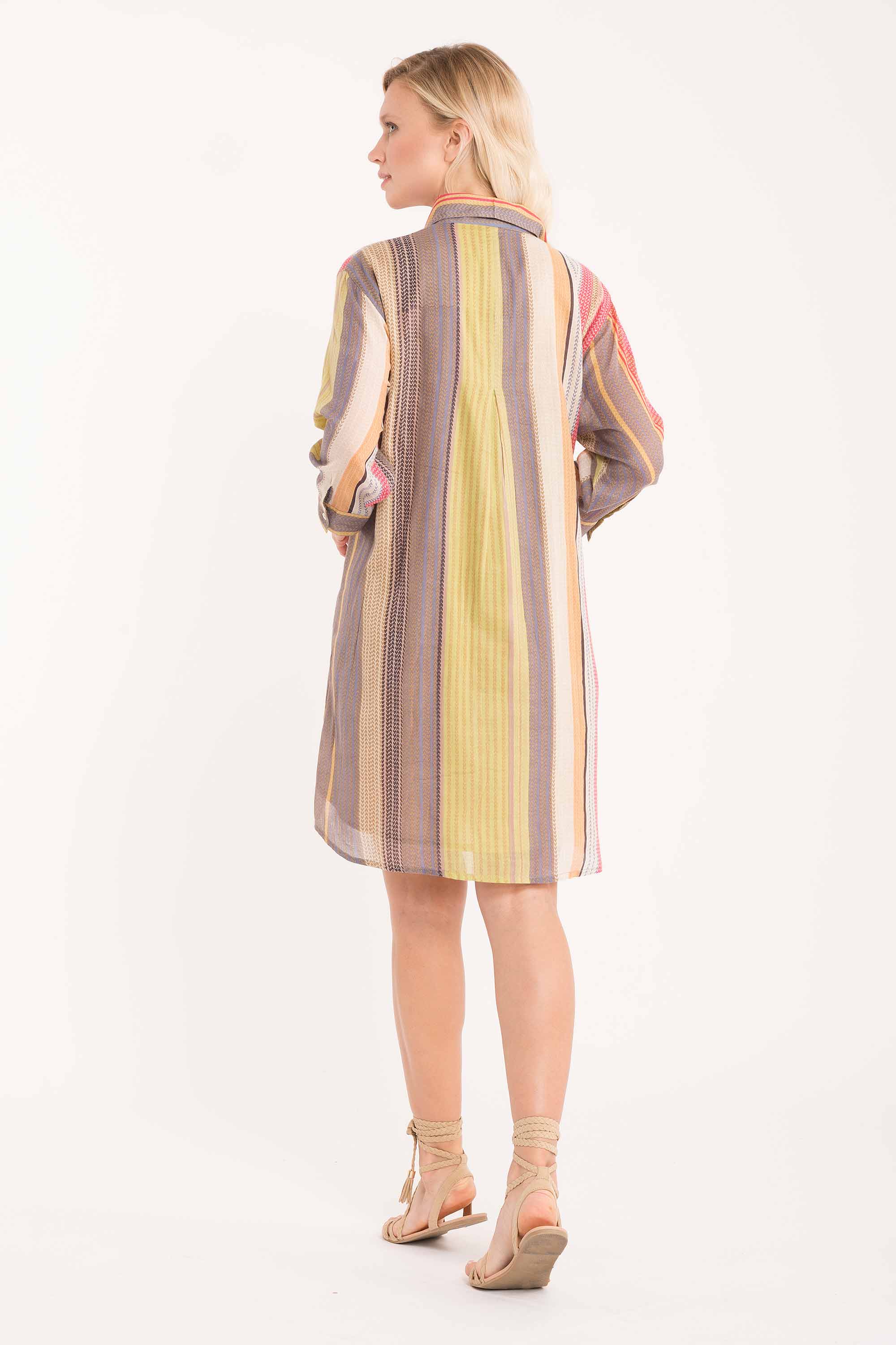 Romina 3/4 sleeve shirt dress