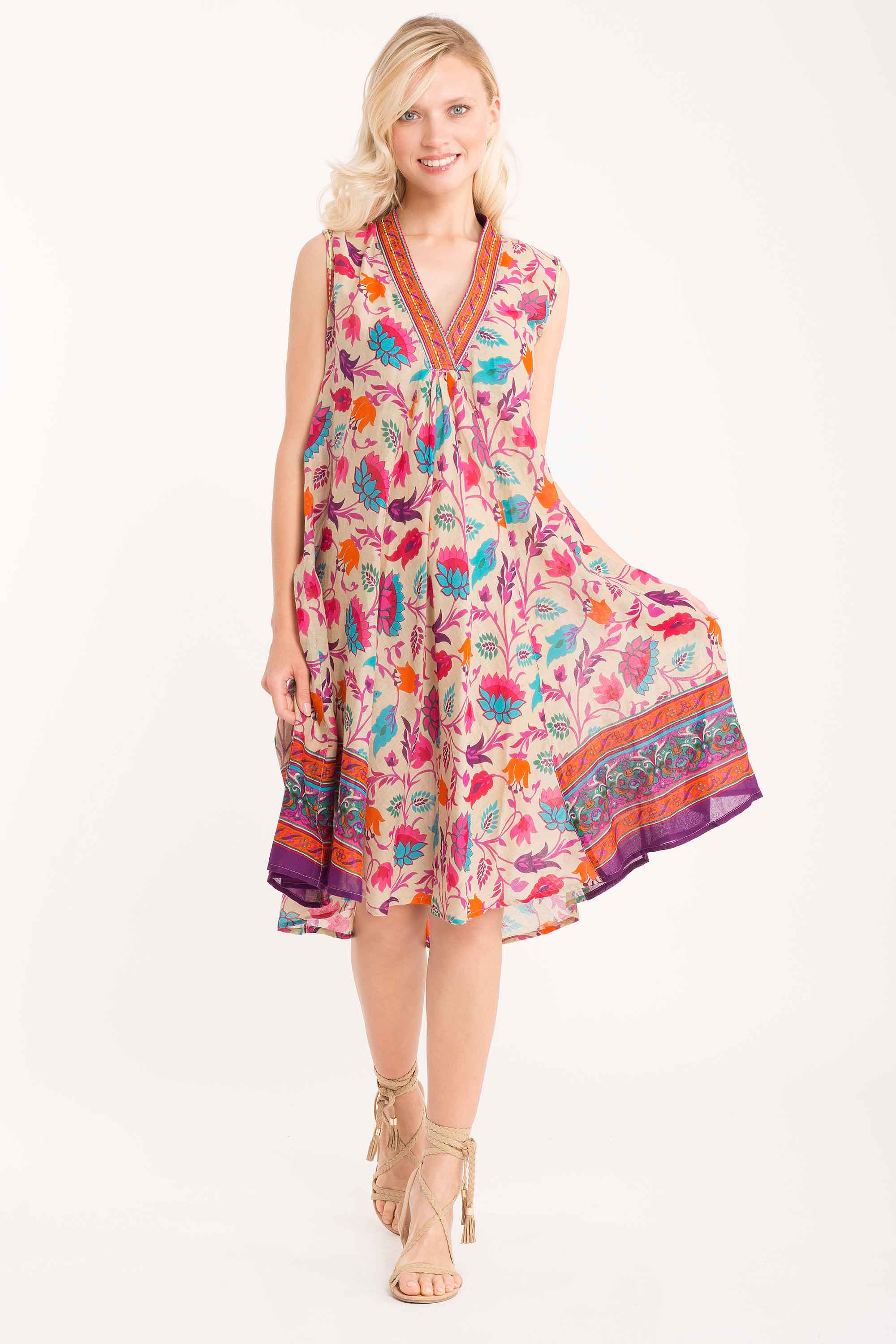 Micol sleeveless dress