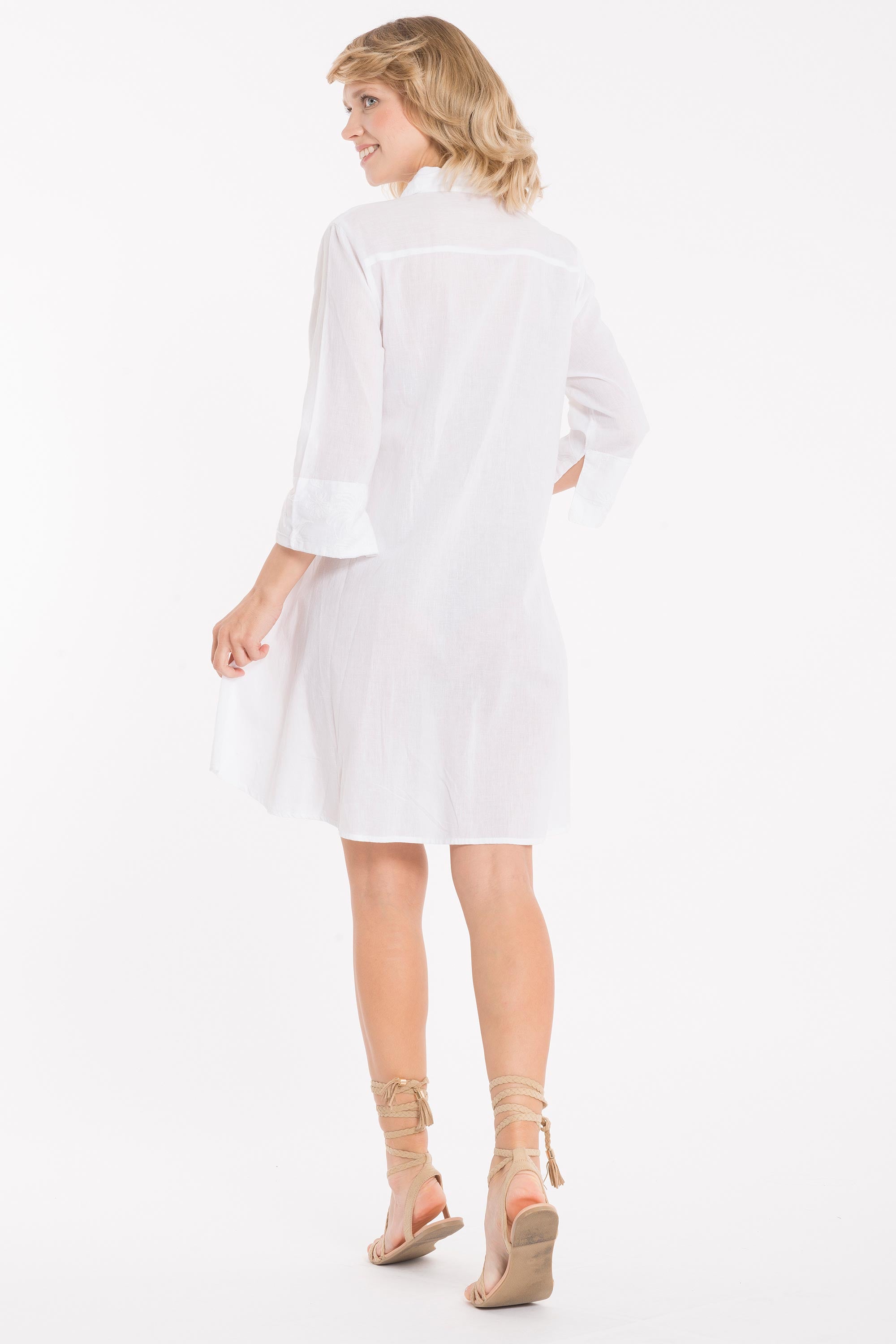 Abito Camicia con Manica a 3/4 Romina