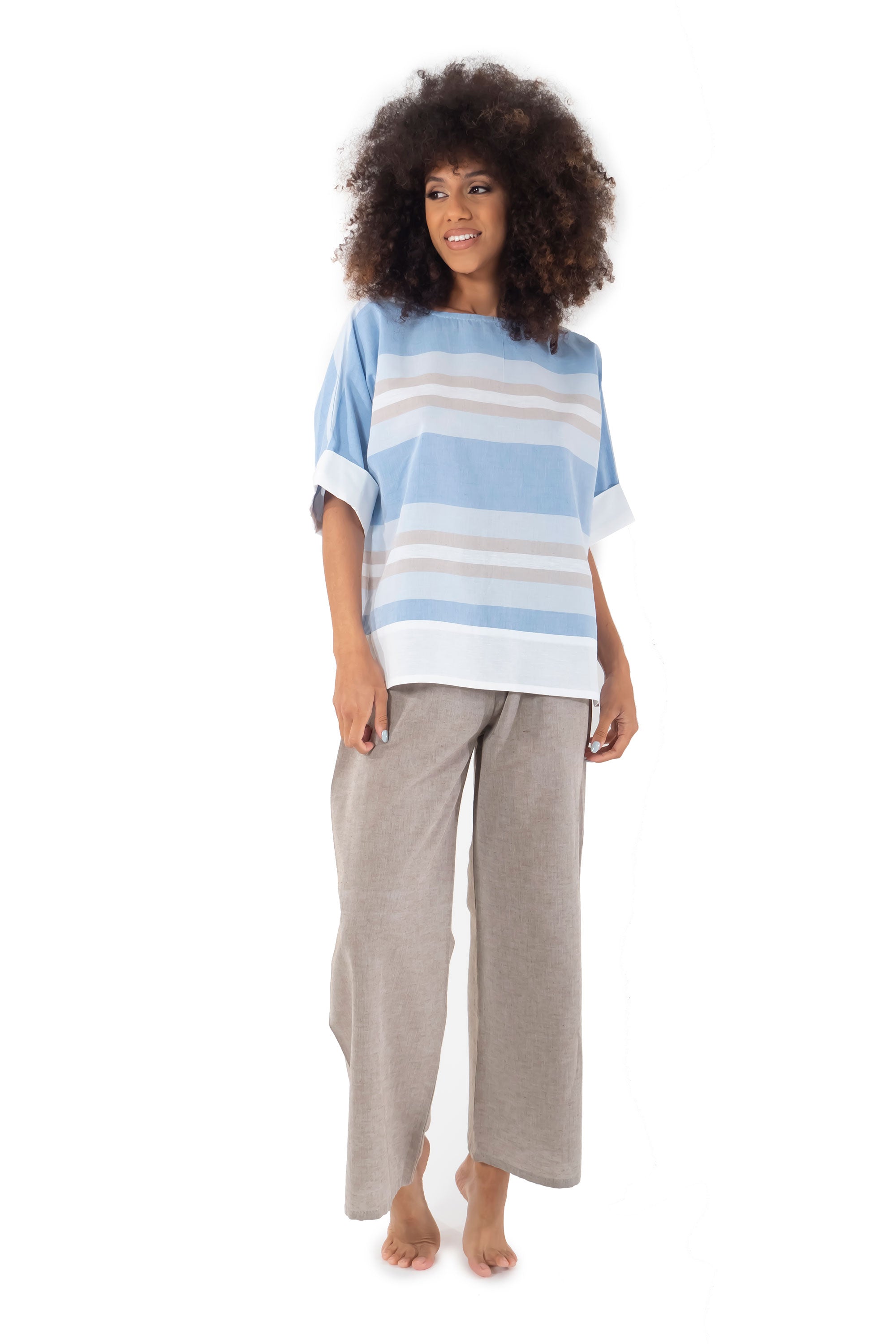 Blusa a righe Lea