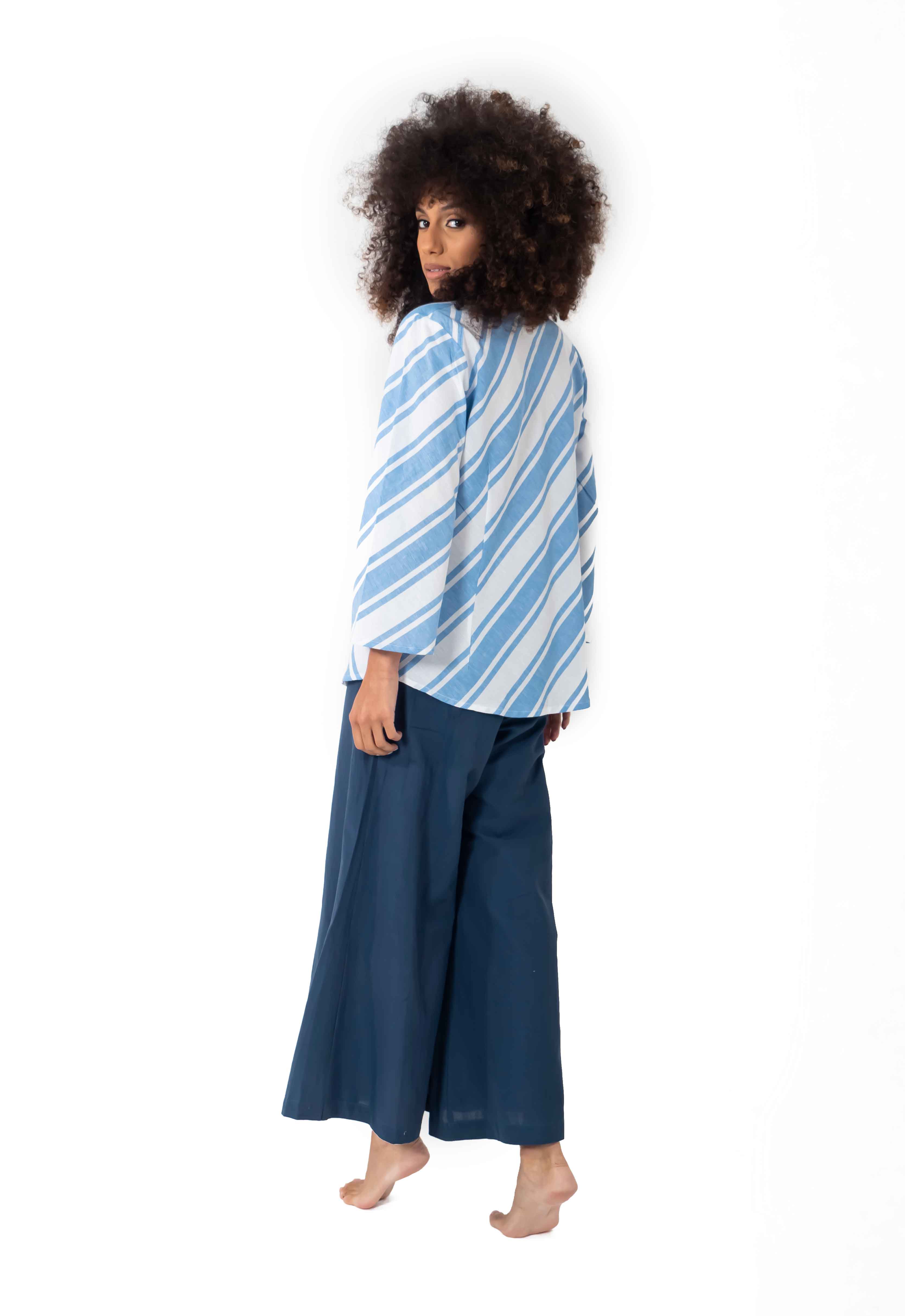 Pantaloni Palazzo blu