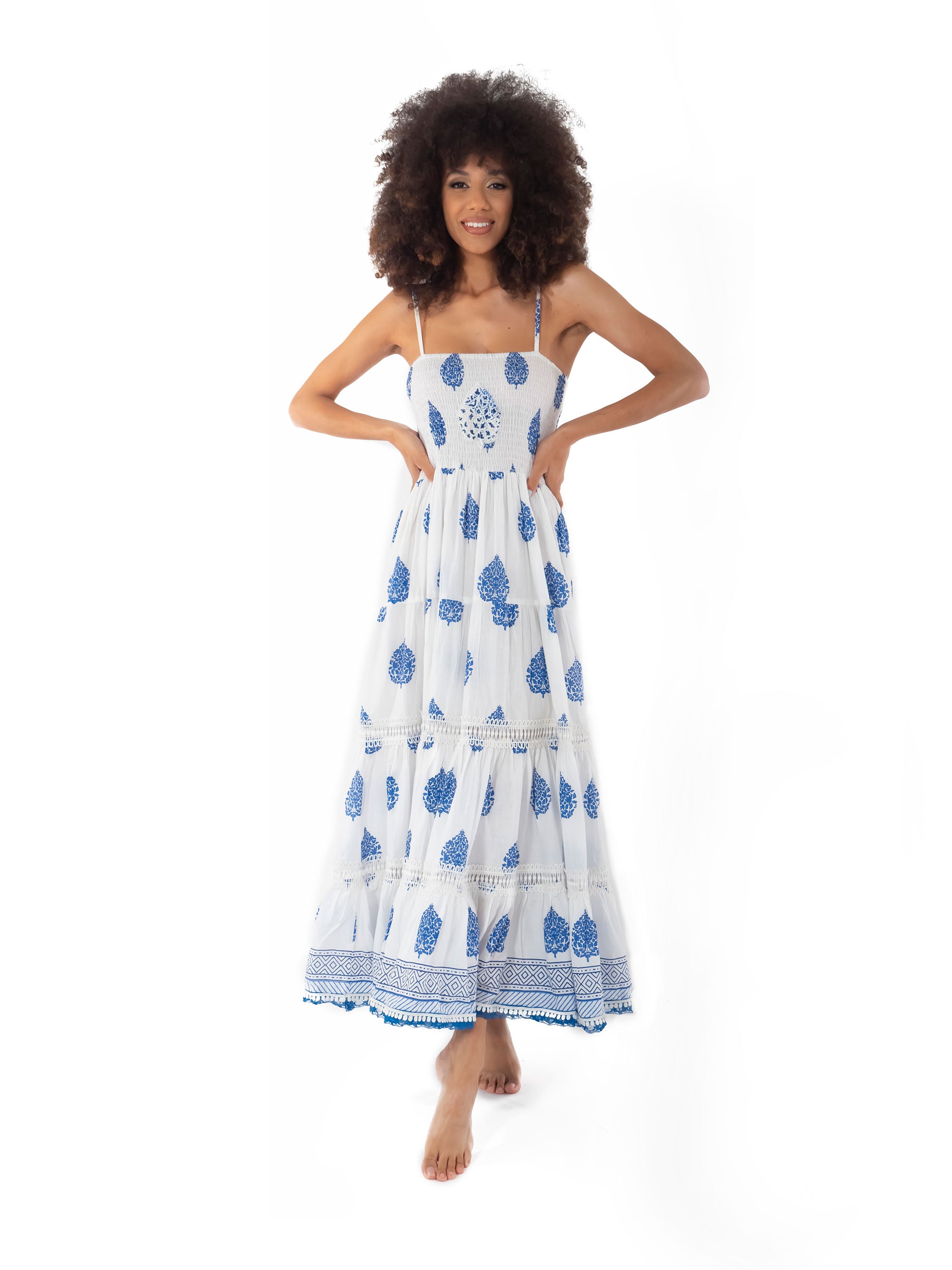 Vestito a fascia in cotone Joy