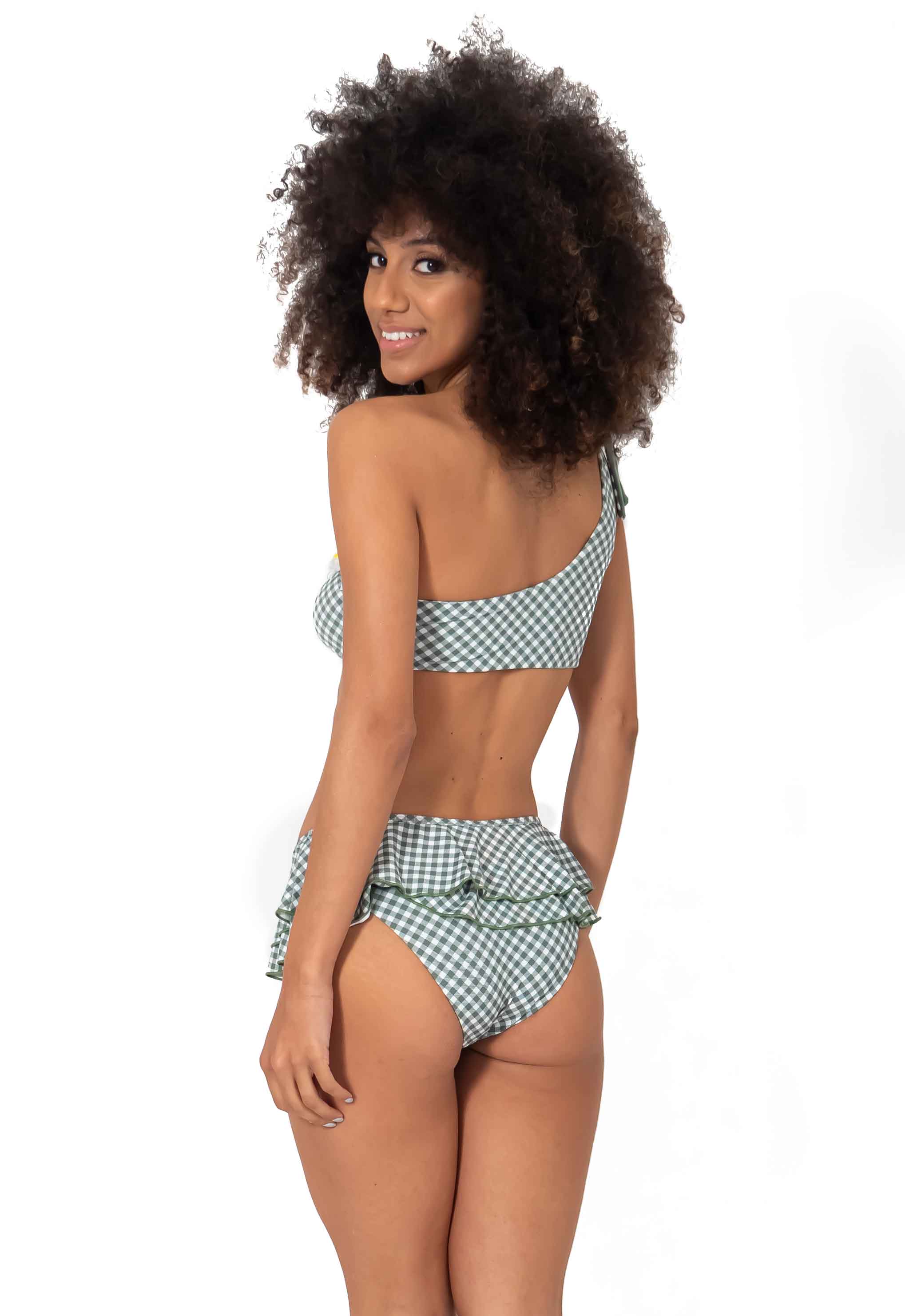 Bikini monospalla Arancia Saint Tropez