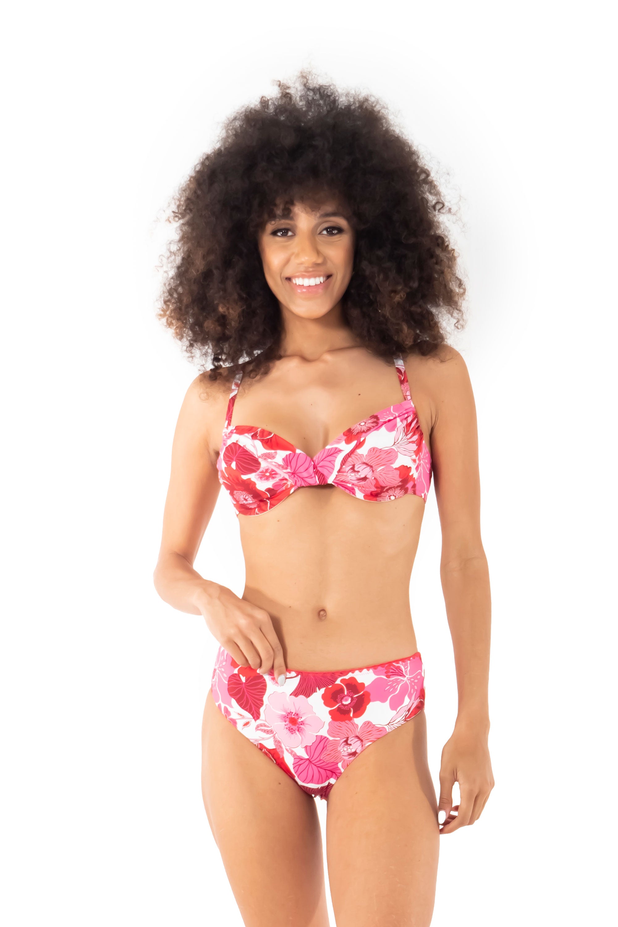 Bikini con ferretto Mora Flowering Summer